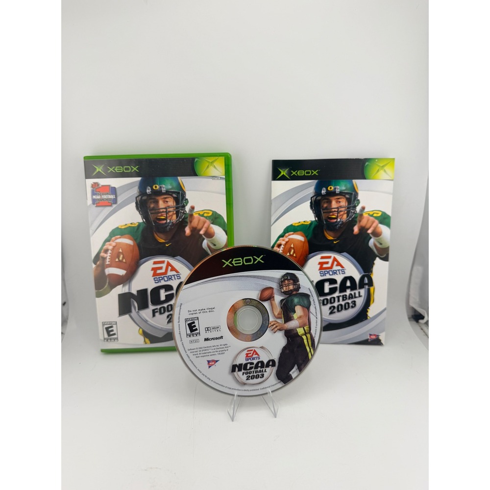 NCAA‎ Football 2003 Microsoft Xbox Original EA Sports CIB Joey Harrington Oregon